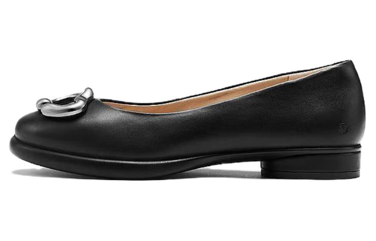 Ecco Casual Single Shoes 3.5cm Women's Black