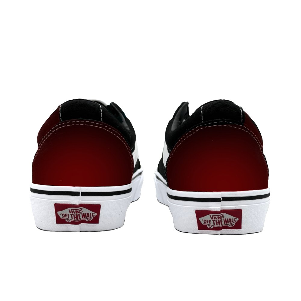 Vans Ward Abrasion Resistant Low Top Skateboard Shoes Unisex Scarlet