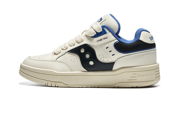 Saucony CHILLTIME Cushioning Anti-Slip Wear-Resistant Breathability Low-Top Casual Shoes Unisex Beige Black Blue