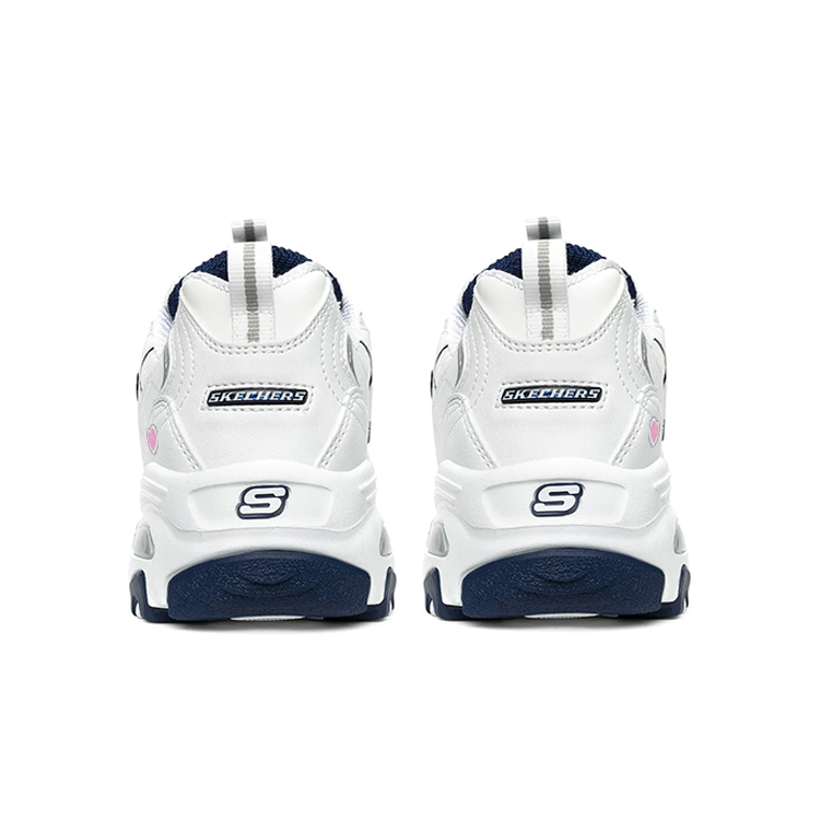 Skechers D'LITES 1.0 Little White Bear Slip Resistant And Breathable Coverage Low Top Chunky Sneakers Women's White купить в интернет-магазине Yoocart с быстрой доставкой по России.