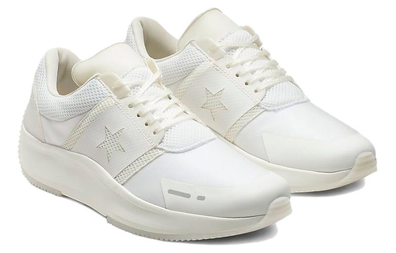 Converse Run Star O Cushioning Wear-Resistant Low-Top Casual Shoes Women's White Gray купить в интернет-магазине Yoocart с быстрой доставкой по России.