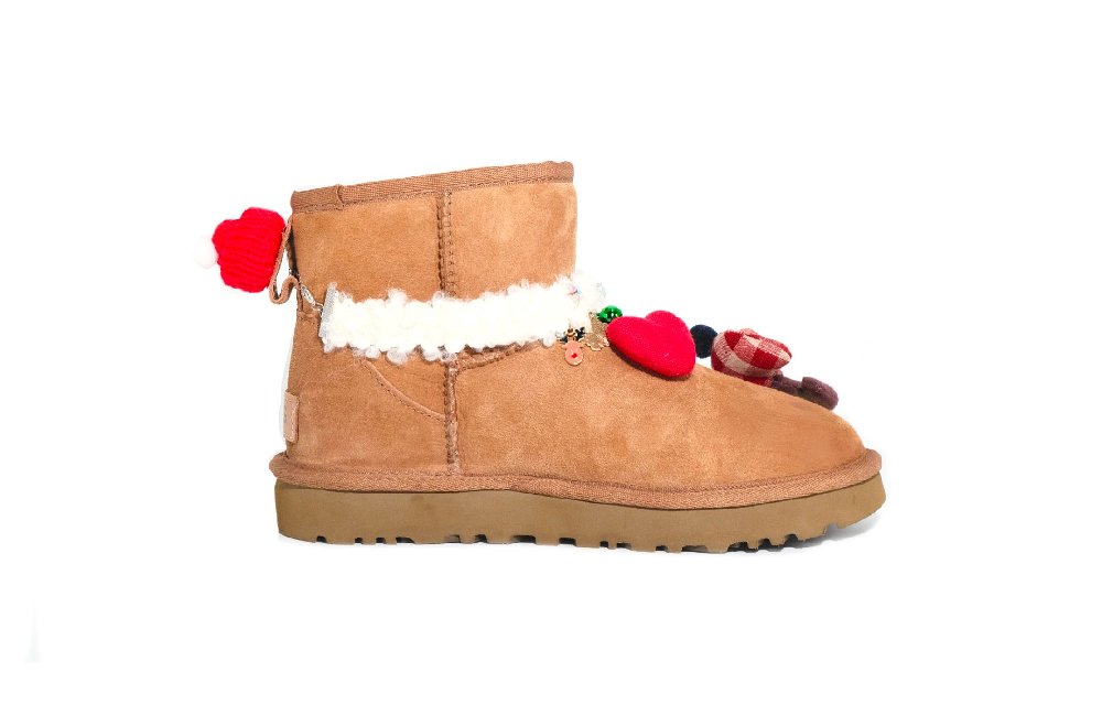 UGG CLASSIC MINI Wear-Resistant Short Snow Boots Women's Chestnut