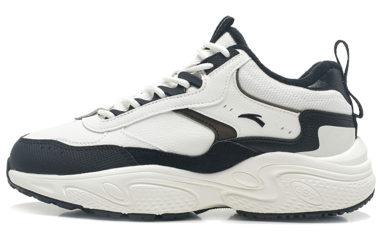 Anta Life Collection Waterproof And Warm Low-Top Casual Shoes Men's White Black