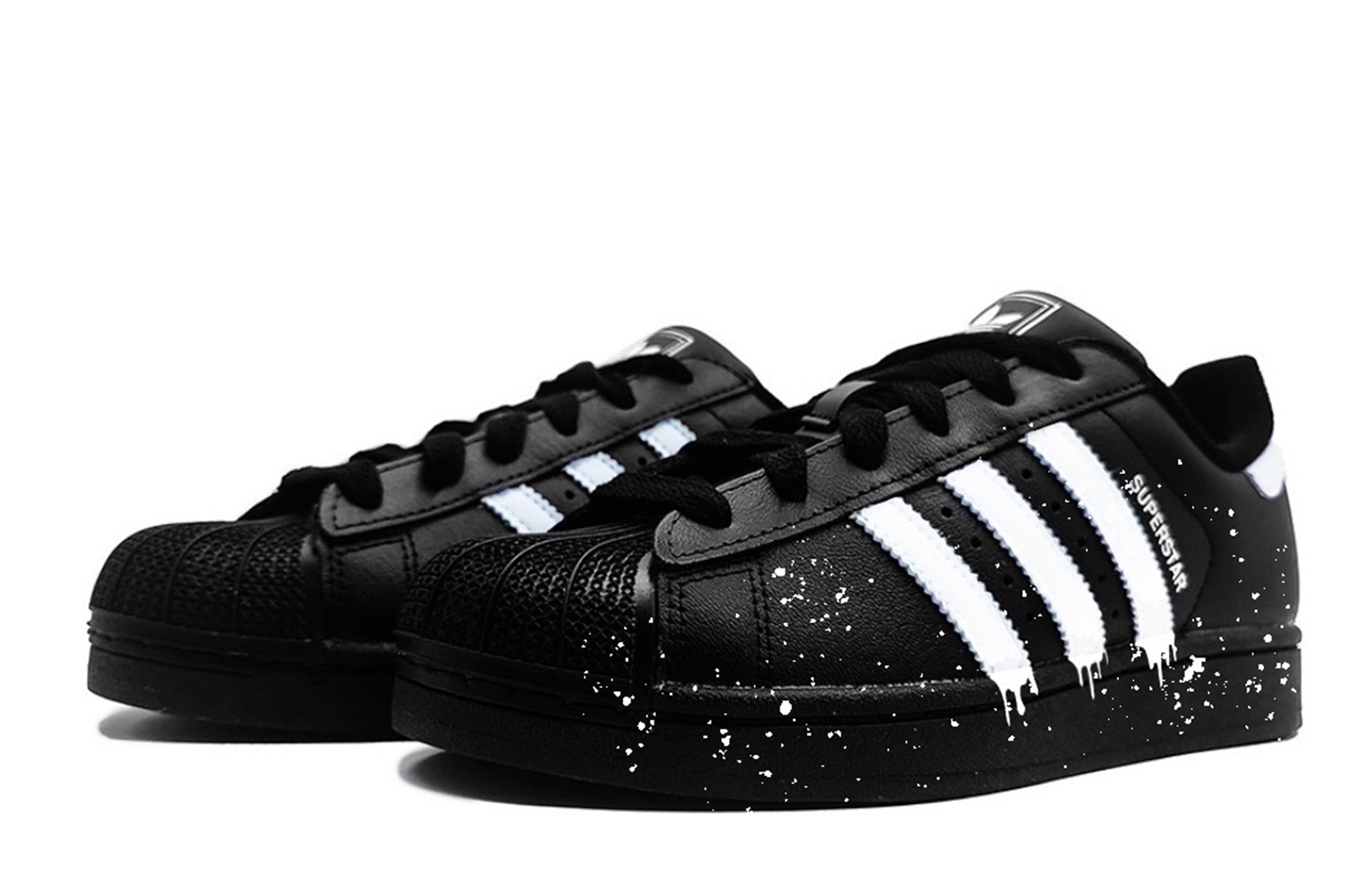 Adidas Originals Superstar 2 Baby's Breath Low top Skateboard Shoes Unisex Black купить в интернет-магазине Yoocart с быстрой доставкой по России.
