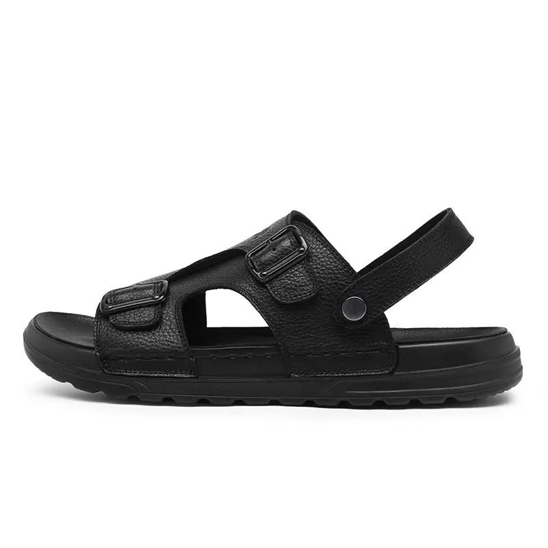 Jeep Beach Sandals Men's Black/Brown