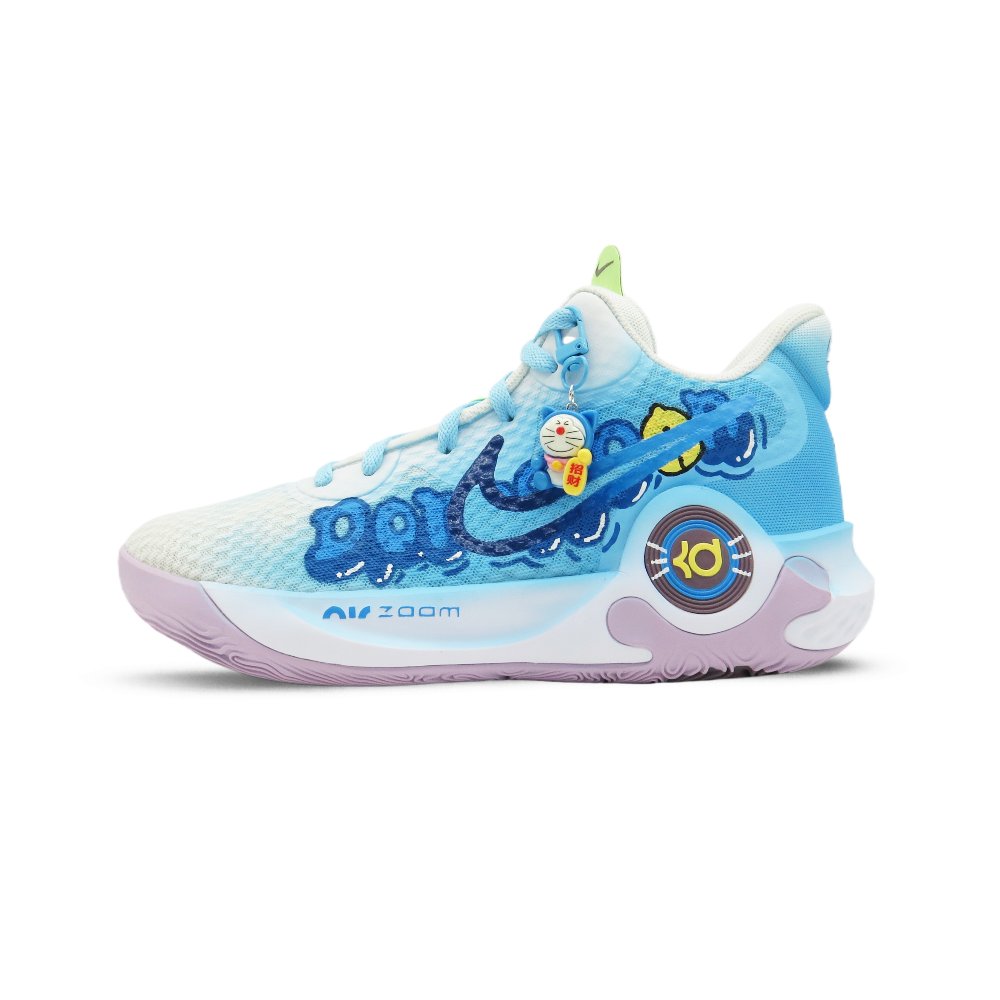 Nike KD Trey 5 IX Magical Pocket Anti-Slip Wear-Resistant Mid-Top Vintage Basketball Shoes Unisex Blue