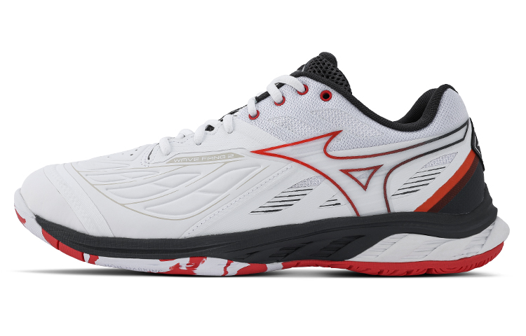 Mizuno Wave Fang 2 Wide 'White Radiant Red Ebony'