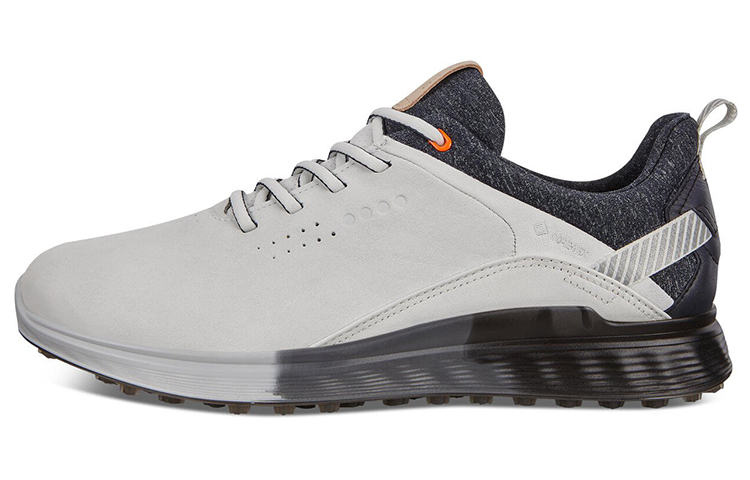 Ecco S-Three Cushioning Anti-Slip And Wear-Resistant Coverage Low-Top Golf Shoes Men's White