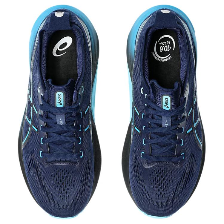 Asics Gel Kayano 31 Anti Slip Wear Resistant Low Top Running Shoes Men's Blue