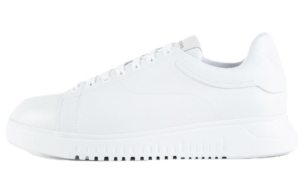 EMPORIO ARMANI Low-Top Skateboard Shoes Men's White
