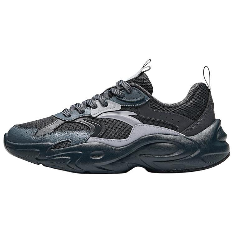 Anta Walker Cushioned Slip-Resistant Low-Top Casual Shoes Men's Gray