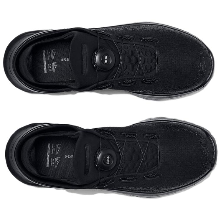 Under Armour SlipSpeed Durable Breathable Low-Top Casual Running Shoes Unisex Black