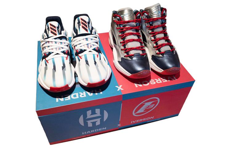 Adidas Harden X Reebok Iverson 'White Blue Red'