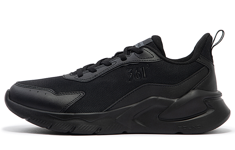 361° Blade Cushioning, Slip Resistant, And Abrasion Resistant Low Top Running Shoes Women's Obsidian Black