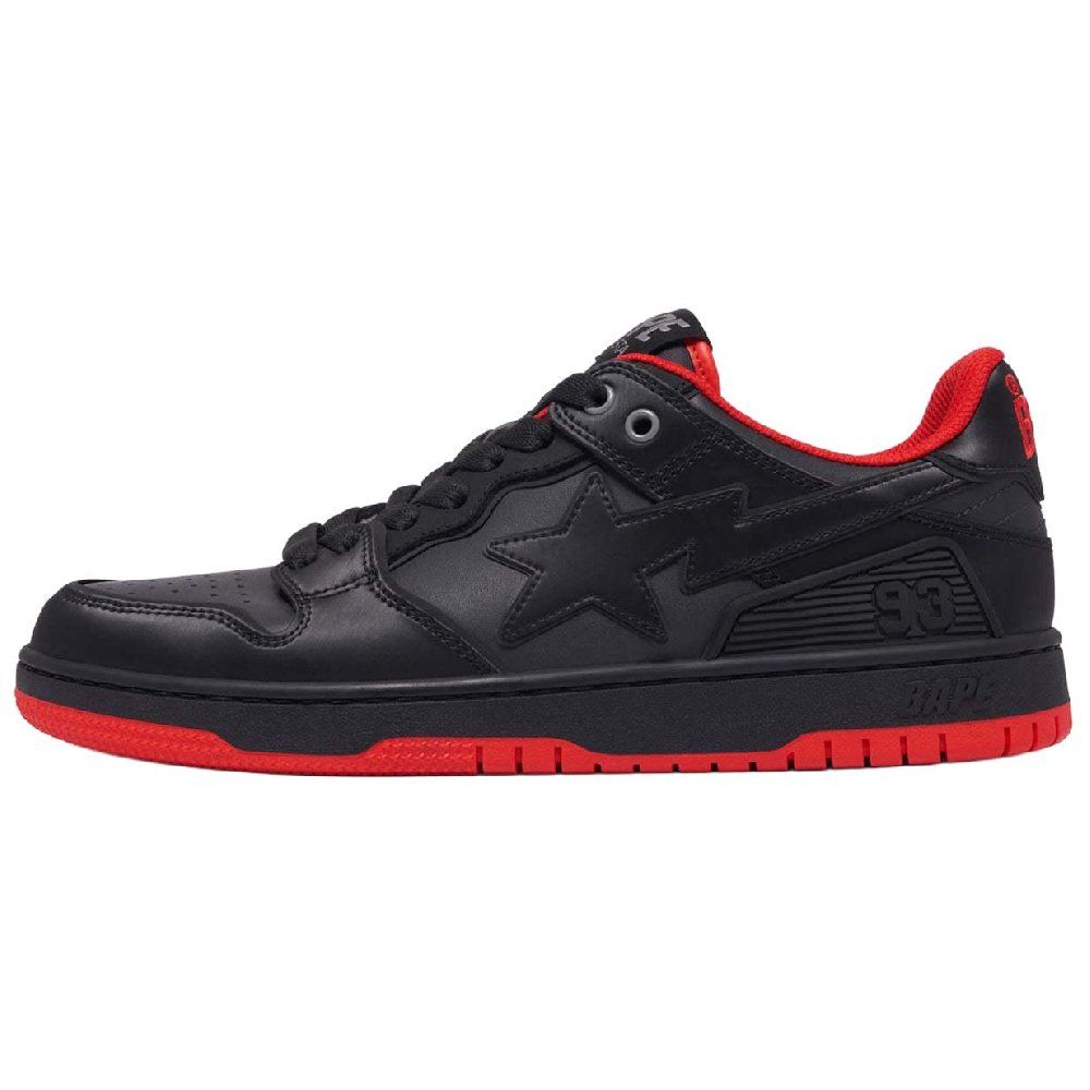 A BATHING APE SK8 STA Anti-Slip Wear-Resistant Low-Top Skateboard Shoes Men's