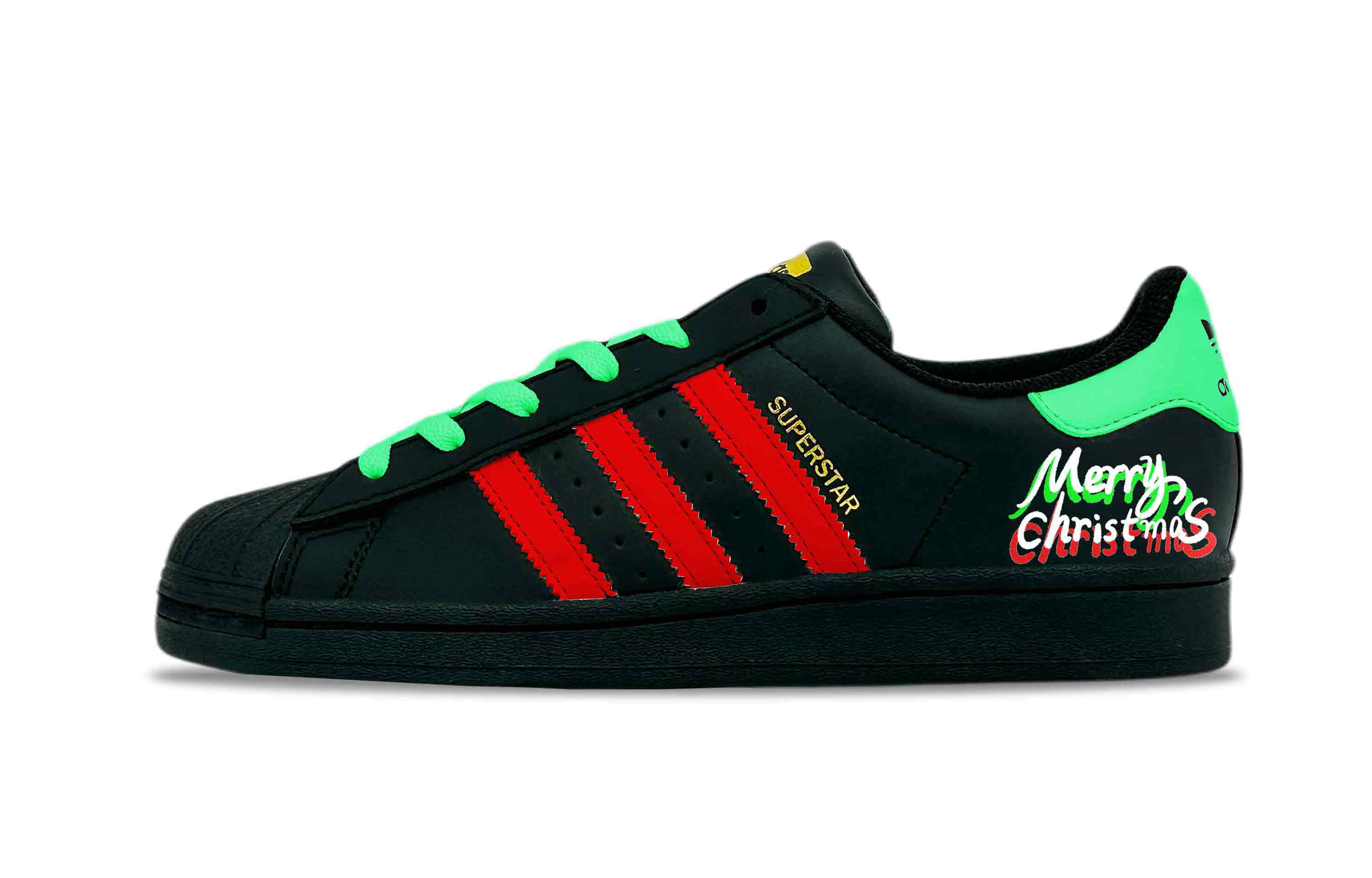 Adidas Originals SUPERSTAR Slip Resistant Low Top Skateboard Shoes Unisex Black Green Red купить в интернет-магазине Yoocart с быстрой доставкой по России.