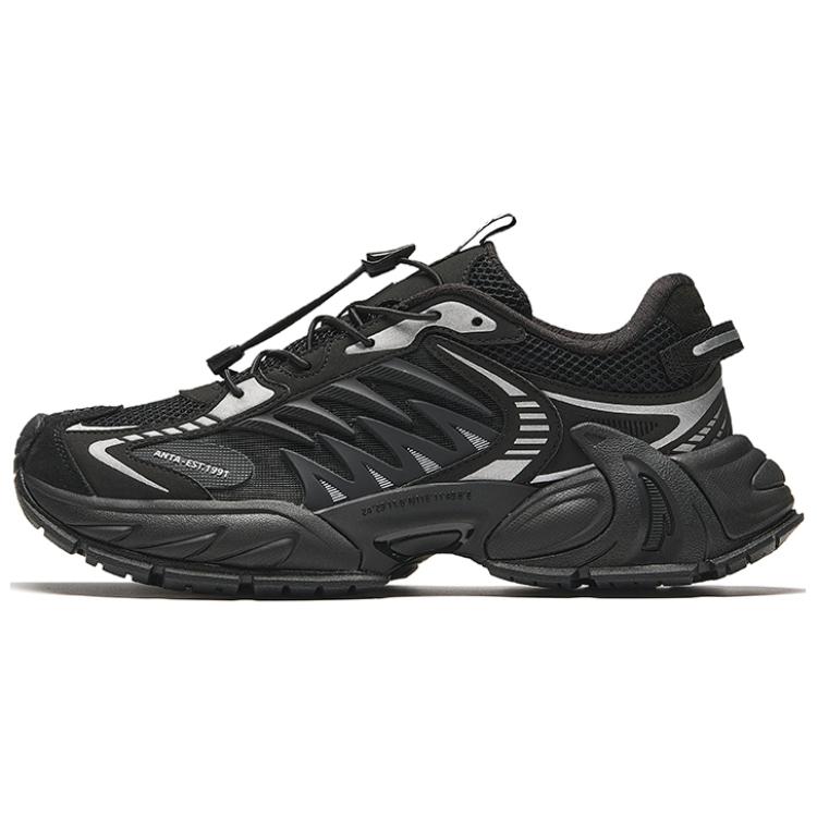 Anta Star Moon 2 Cushioned Slip-Resistant Abrasion-Resistant Low-Top Chunky Sneakers Men's Black