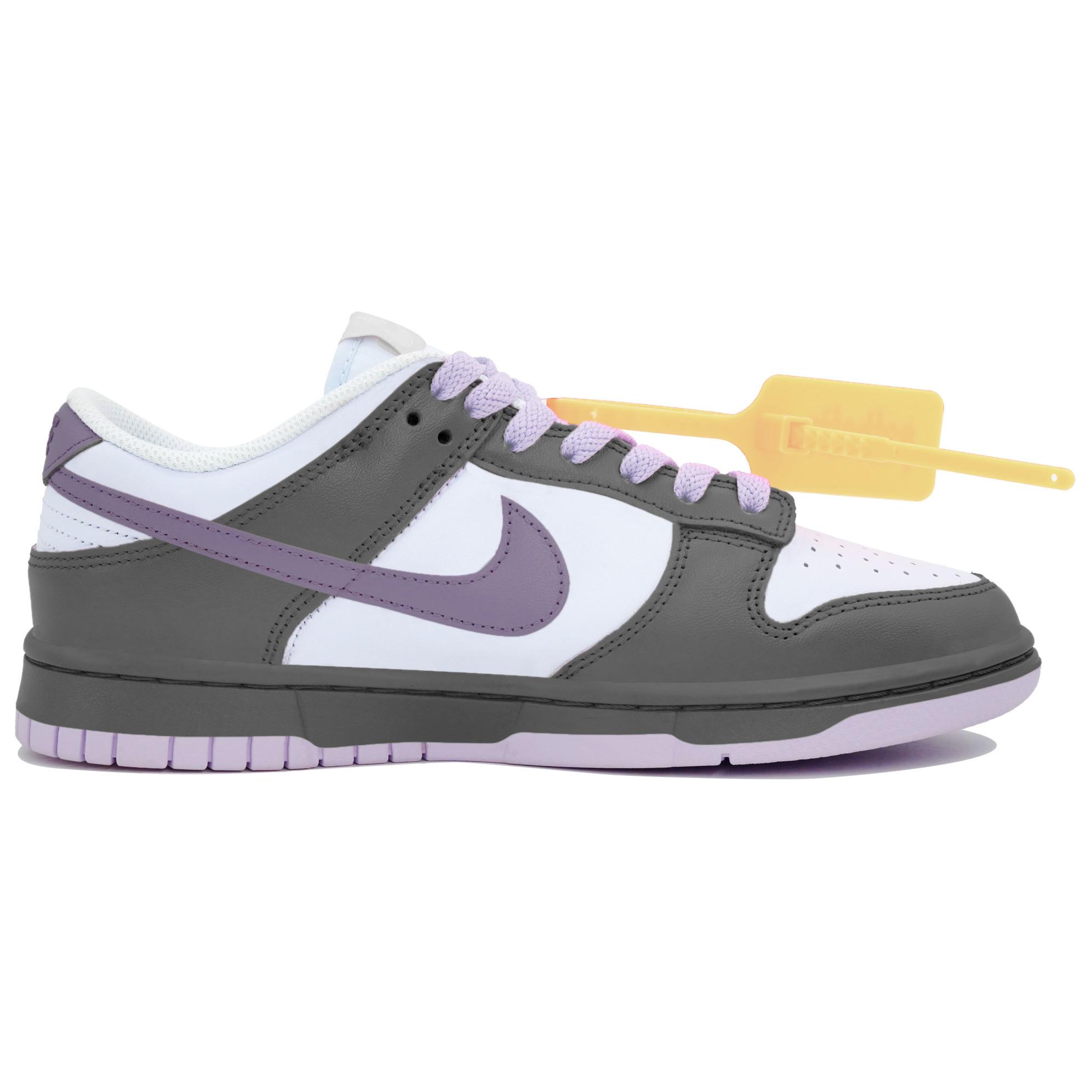 Nike Dunk 'Atmosphere Pink' LTDZ Night Travel Gray Cat, Box Slip Resistant Low Top Skateboard Shoes Women's Gray Purple купить в интернет-магазине Yoocart с быстрой доставкой по России.
