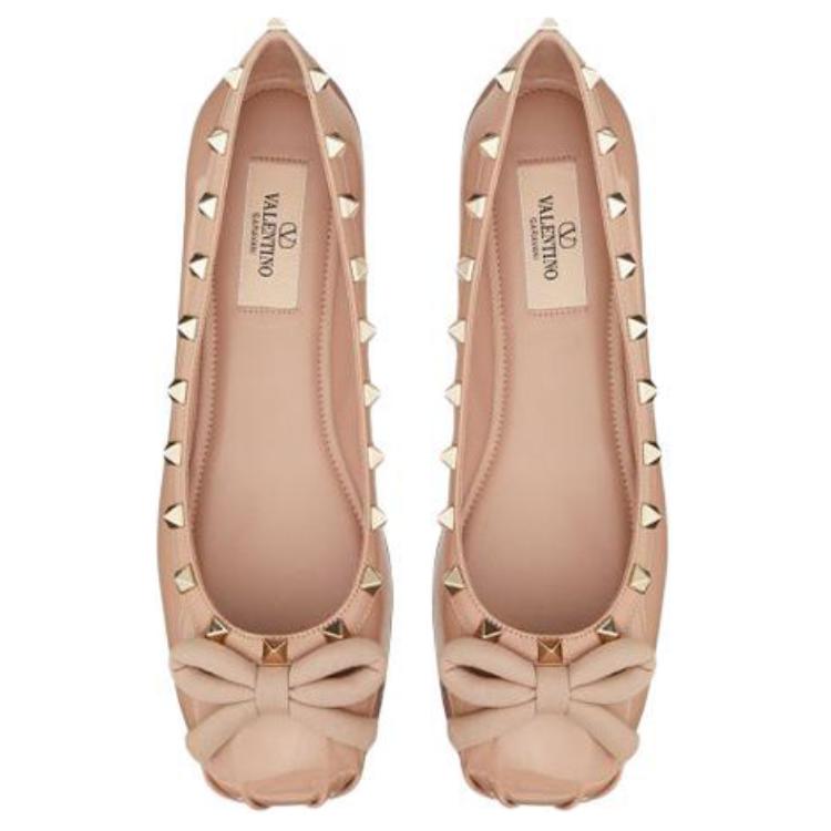 Valentino Garavani Rockstud Slip-On Ballerina Shoes Women's