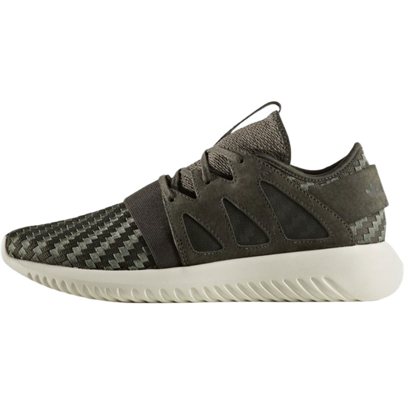 Adidas Originals Tubular Wear-Resistant Low-Top Casual Shoes Women's Dark Green