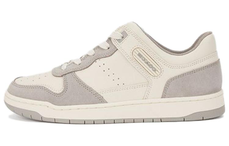 COACH C201 Low Top Skateboard Shoes Women's Dove Gray