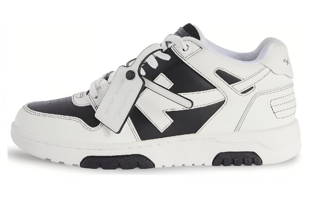 OFF WHITE Out Of Office Ooo Low Tops 'Black White'