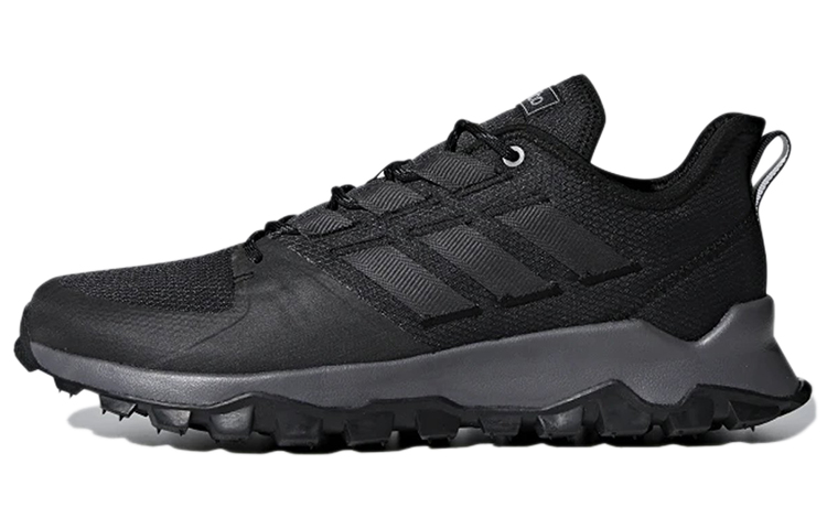 Adidas Anti Slip Wear Resistant Low Top Running Shoes Men's Carbon Black