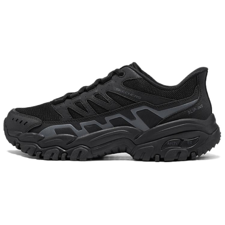 Skechers OUTDOOR MENS Abrasion Resistant Slip Resistant Low Top Hiking Shoes Men's Black