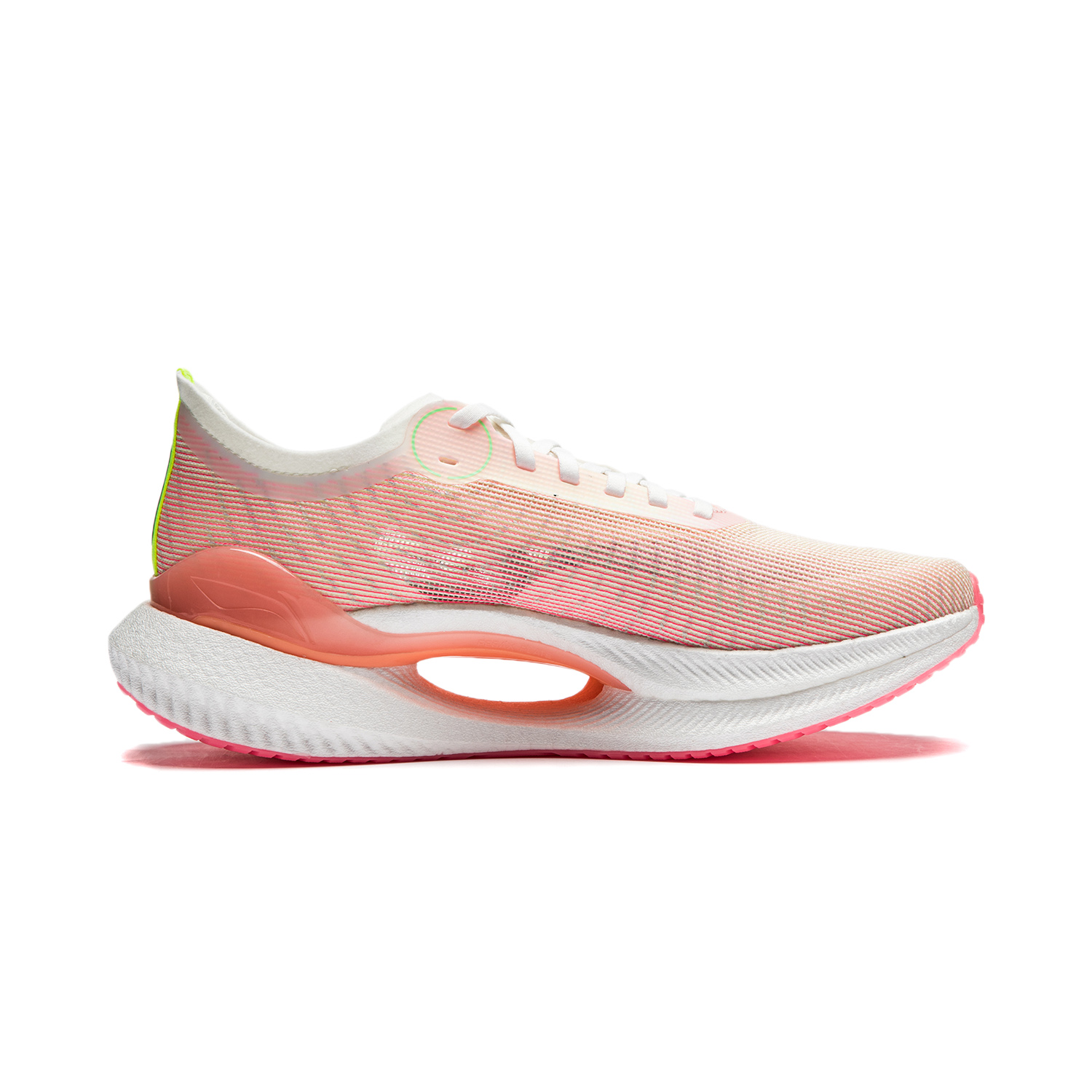 LINING Shadow 2 Essential Running Shoes Men Low Top Ivory/Fluorescent Rose Pink купить в интернет-магазине Yoocart с быстрой доставкой по России.