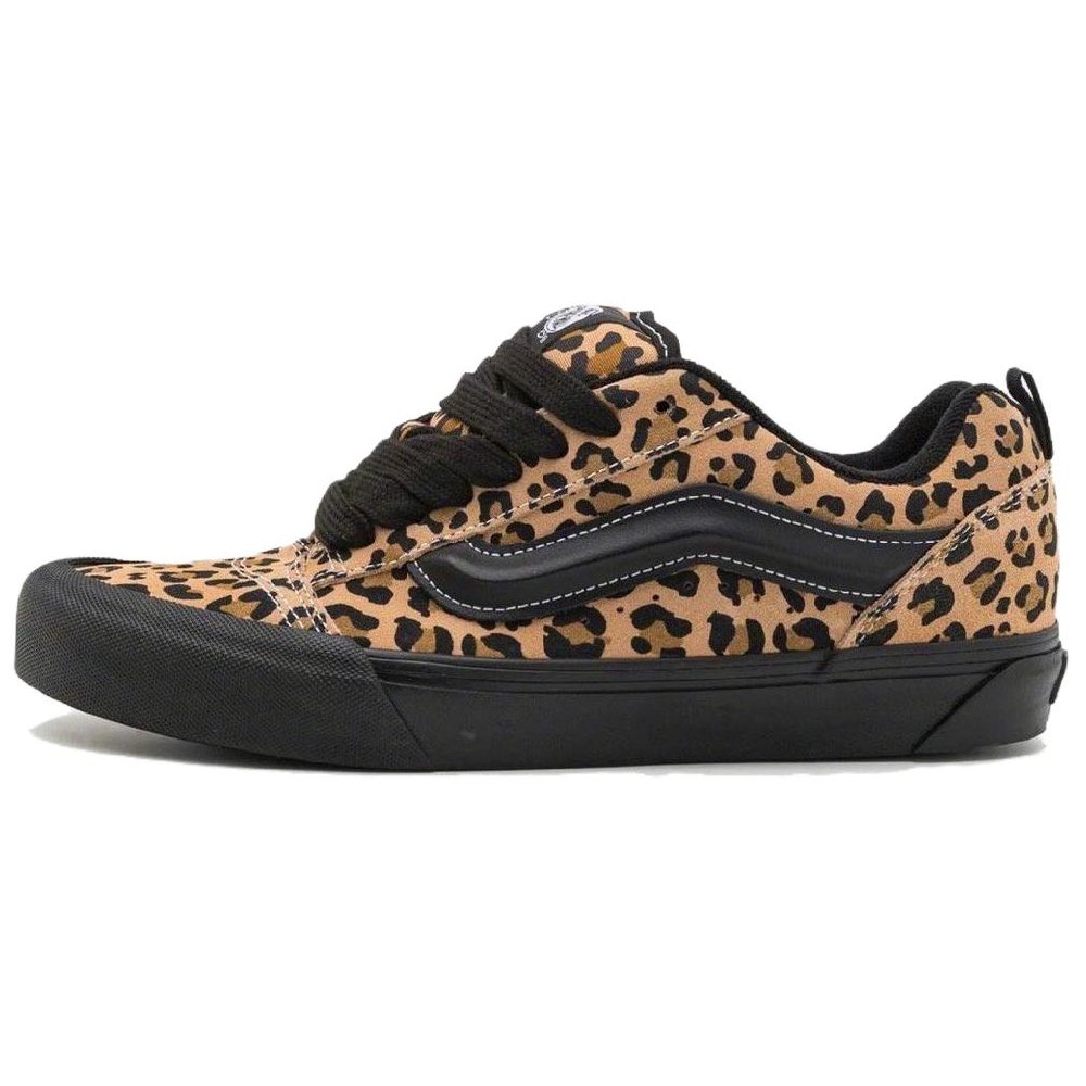 Vans Knu Skool Anti-Slip Wear-Resistant Low-Top Skateboard Shoes Unisex Brown