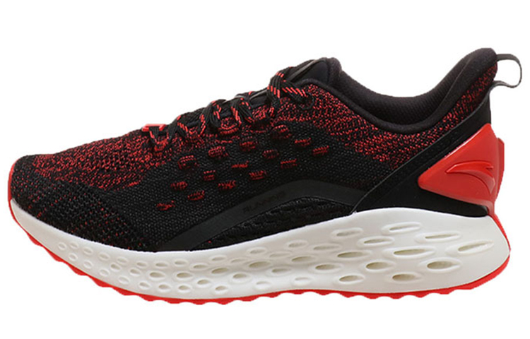 Anta Wormhole Technology Low-Top Running Shoes Women's Black Red