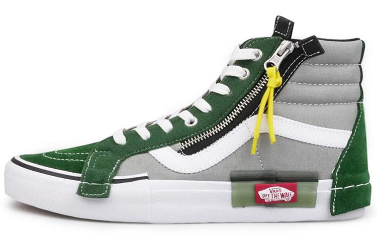 Vans Florals SK8 HI Reissue Cap Shoes Green