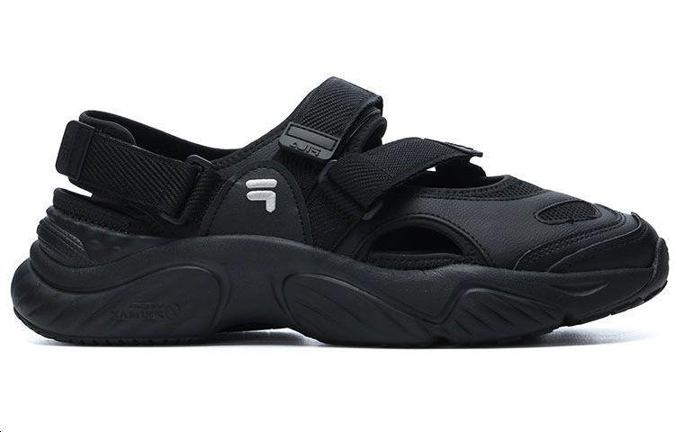 FILA FUSION Conch Sandals 'Black'