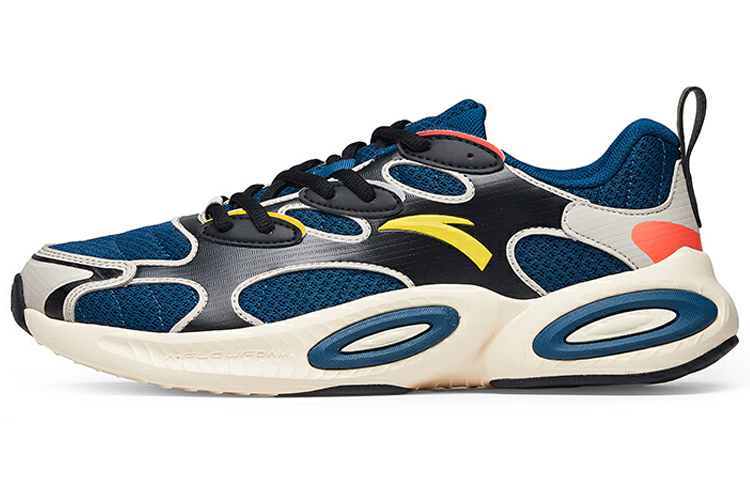 Anta Cushioning Low-Top Running Shoes Men's Blue Black