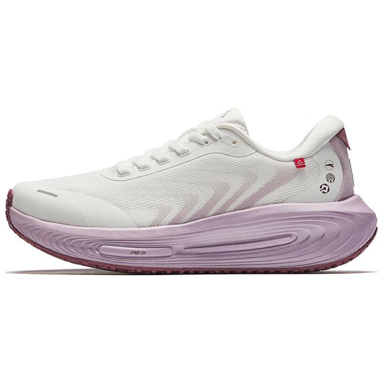 Anta Ark Cushioning, Wear Resistant Low Top Running Shoes Women's White Purple