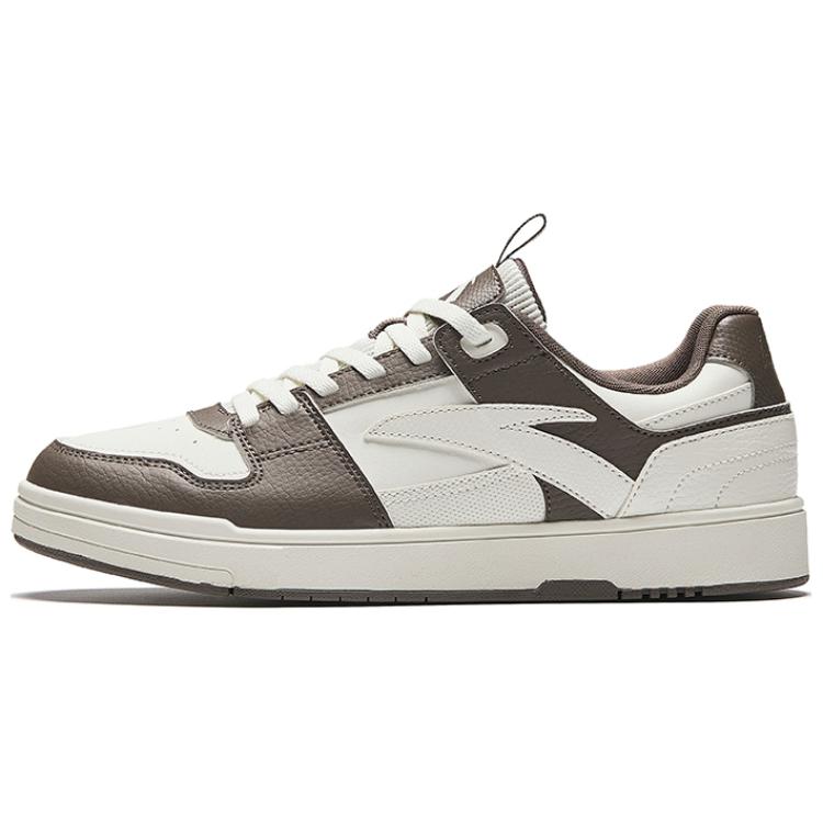Anta Non-slip Lightweight Low-Top Skateboard Shoes Women's White Umber