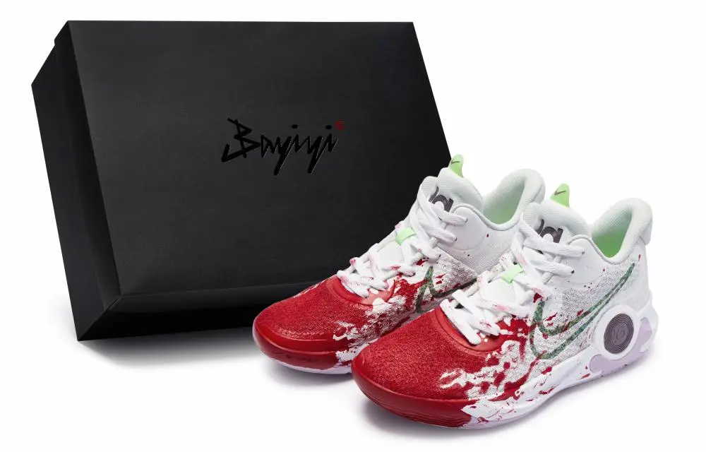 Nike KD Trey 5 IX Vintage Basketball Shoes Unisex Mid top Red