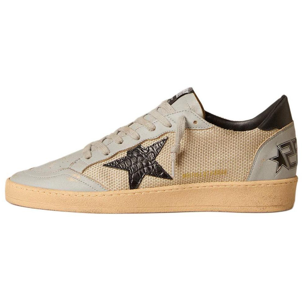 Golden Goose Ball Star Low-Top Skateboard Shoes Men's Taupe