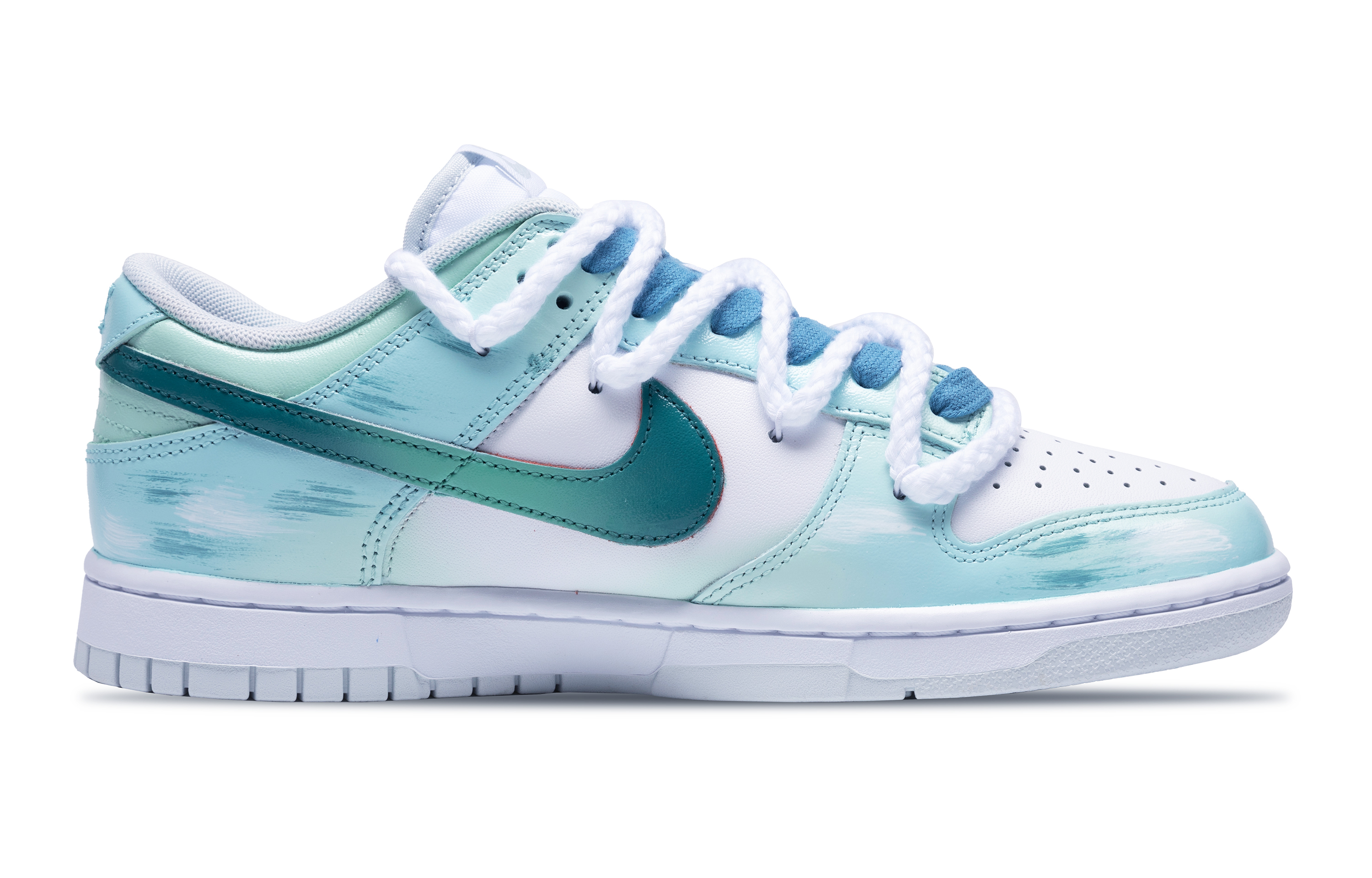Nike Dunk Slip-Resistant Cushioning Wear-Resistant Low-Top Skateboard Shoes Unisex Teal купить в интернет-магазине Yoocart с быстрой доставкой по России.
