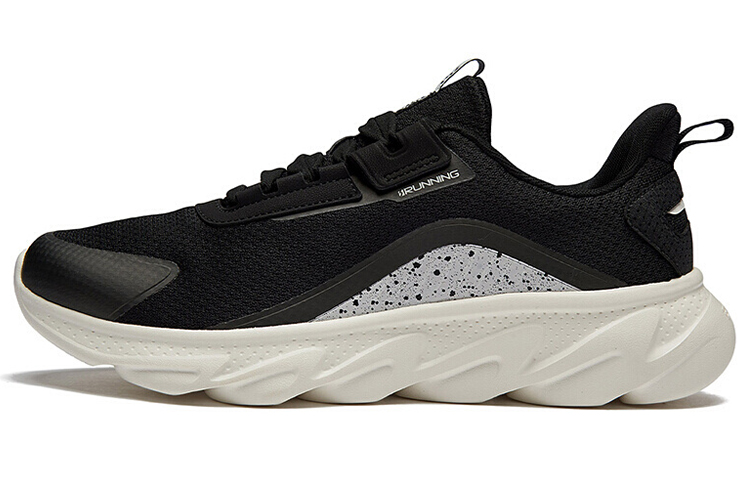 361° Low-Top Running Shoes Men's Black White