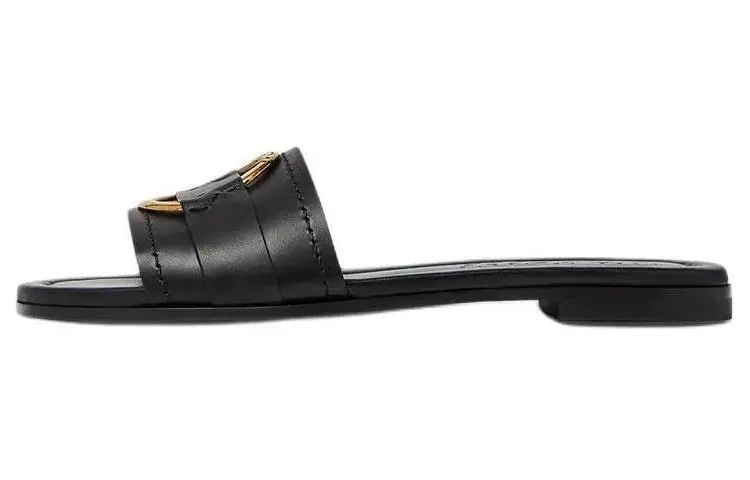 Moncler Bell Leather Slides