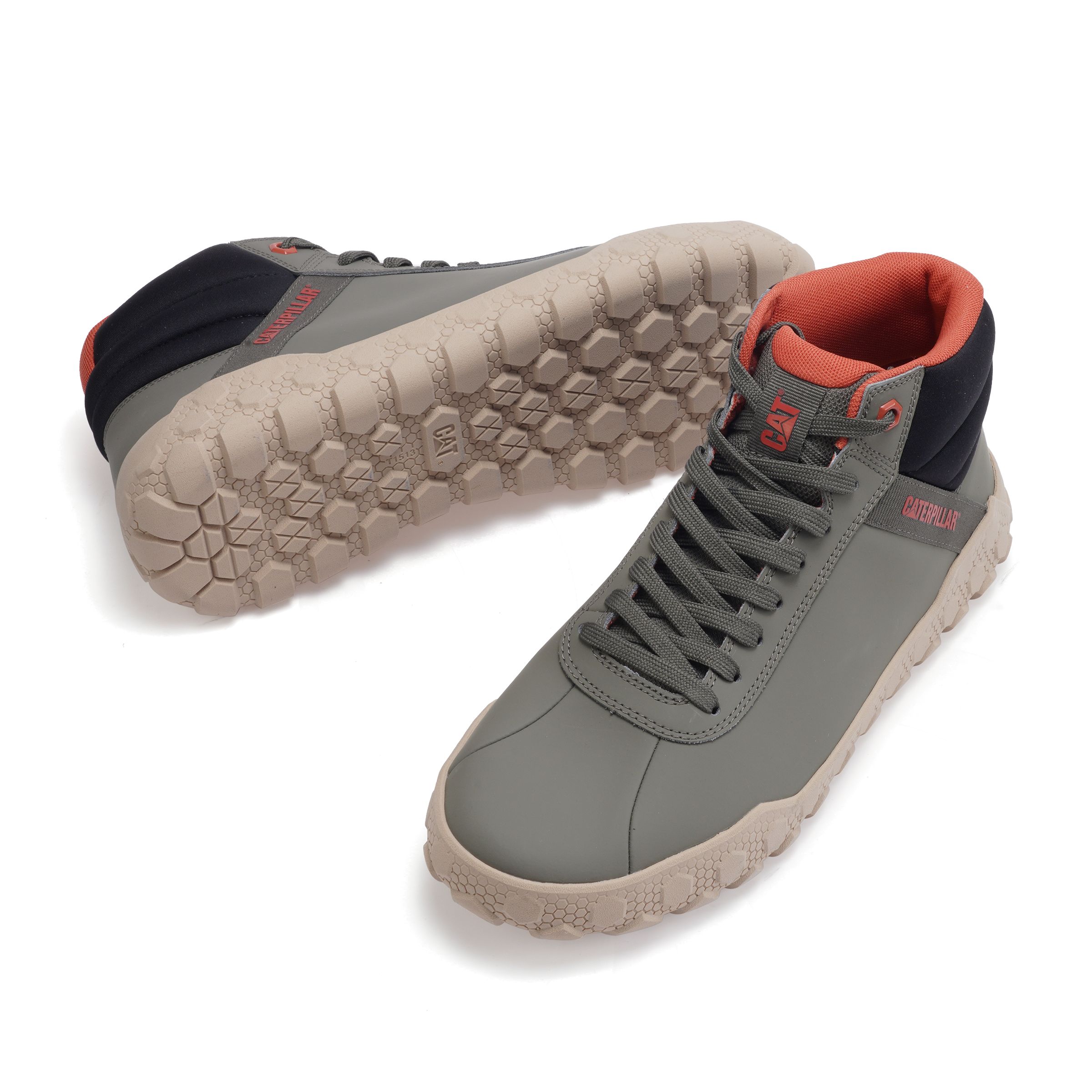 CAT High-Top Outdoor Shoes Unisex Green купить в интернет-магазине Yoocart с быстрой доставкой по России.