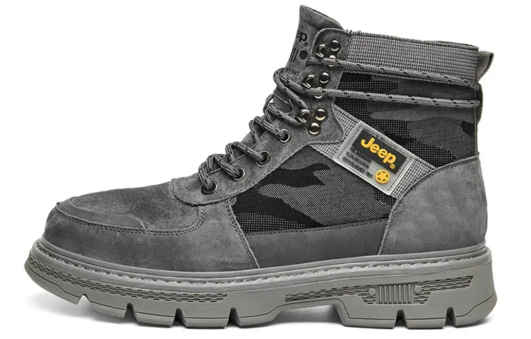 Jeep Short Outdoor Boots Men's Gray купить в интернет-магазине Yoocart с быстрой доставкой по России.