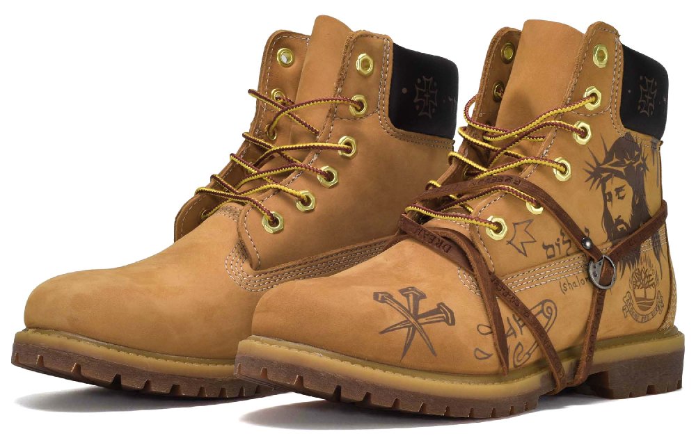 Timberland PREMIUM Abrasion Resistant Slip Resistant Short Outdoor Boots Women's Brown Yellow