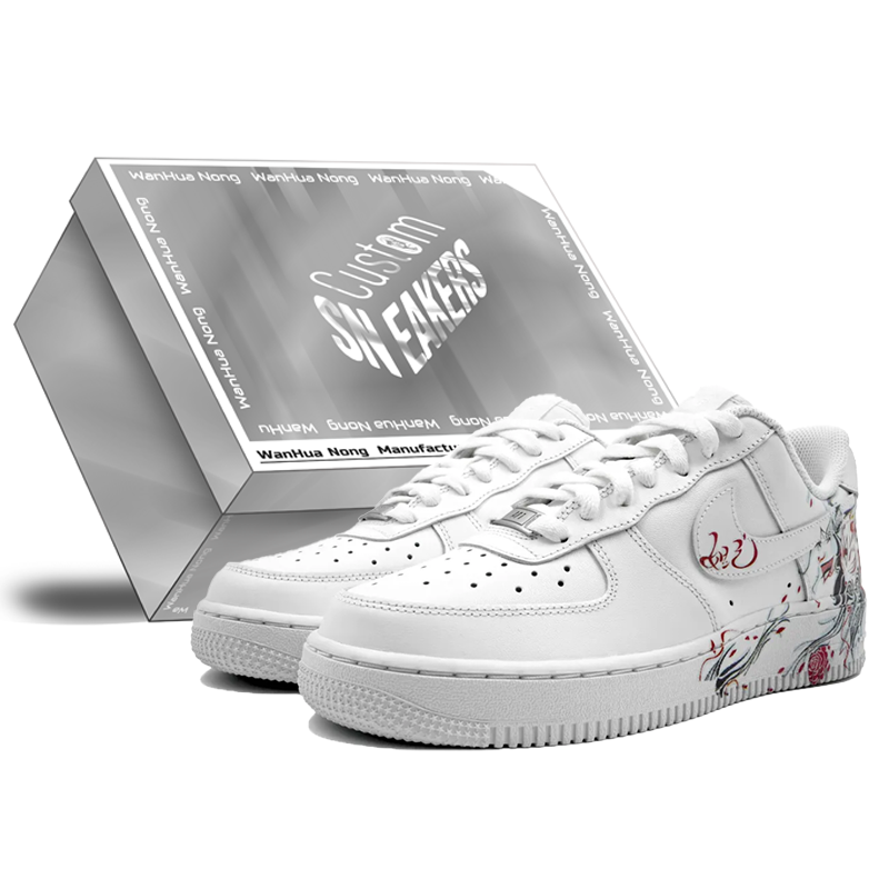 Nike Air Force 1 Low Top Skateboard Shoes Unisex White