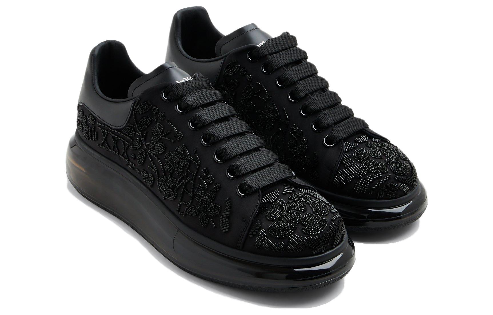 Alexander McQueen Oversized Black All Over Botanical Beads