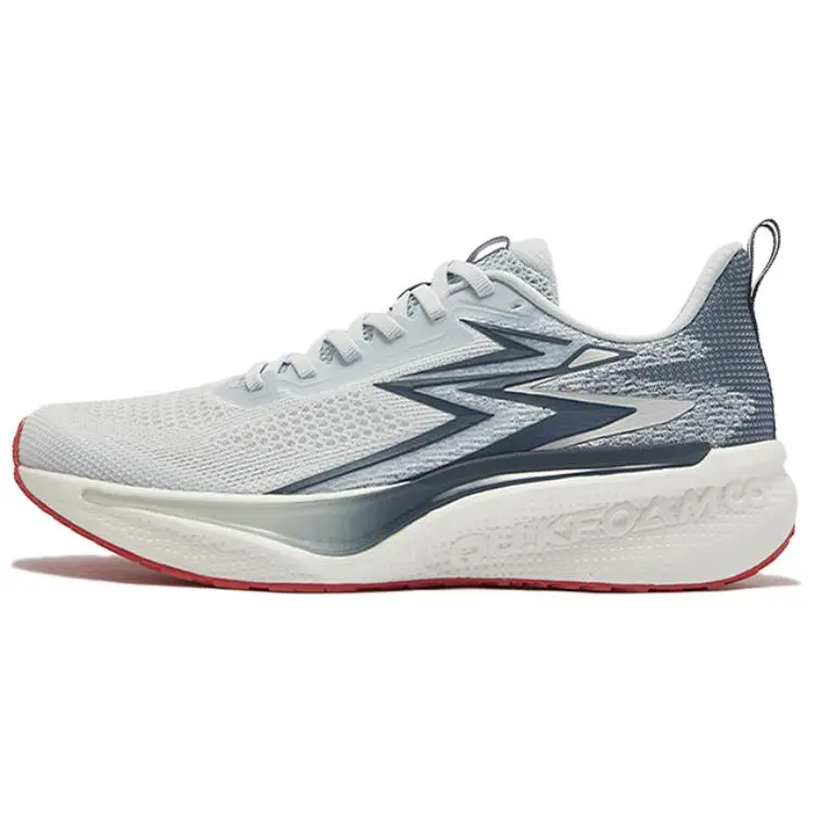 361° Anti Slip Wear Resistant Low Top Casual Running Shoes Men's White Blue