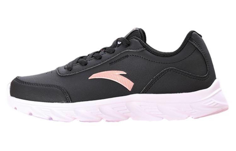 Anta Running Collection Wear-resistant And Waterproof Low-Top Running Shoes Women's Black White