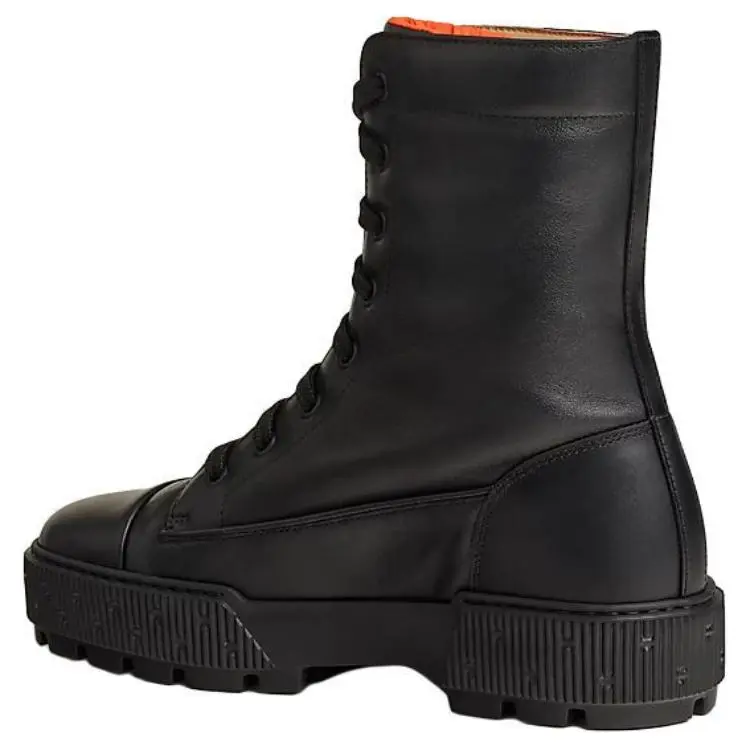 HERMES Fresh Ankle Boots 4cm Women's Black