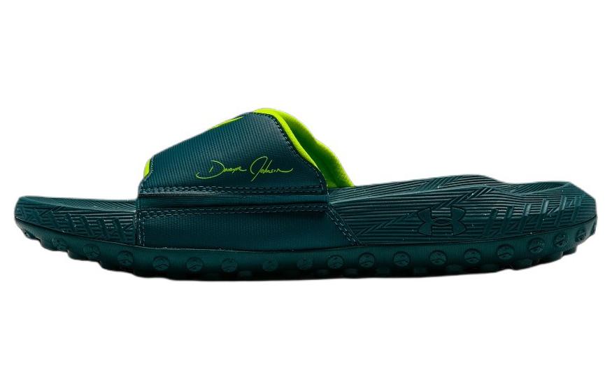 Under Armour Slide Slippers Unisex Black Green